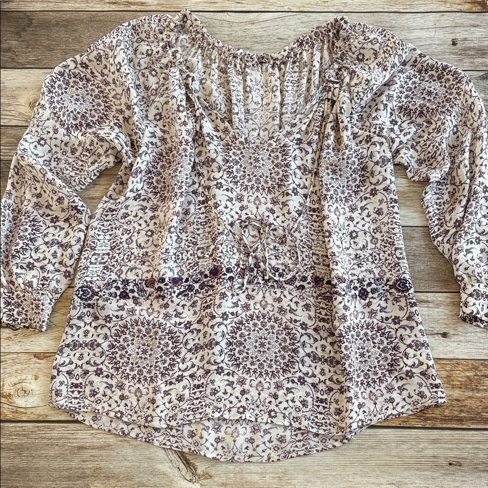 L’Agence Women’s Blouse. Peasant top XL